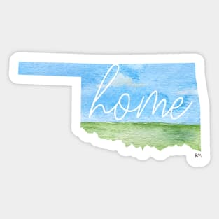 Oklahoma Home State Sticker